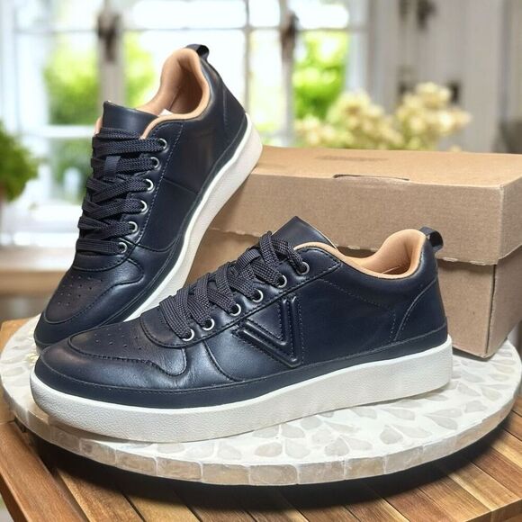 Vionic Elise Leather Orthotic Supportive Lace-Up Sneaker Women’s Size 8 NEW - Picture 1 of 14